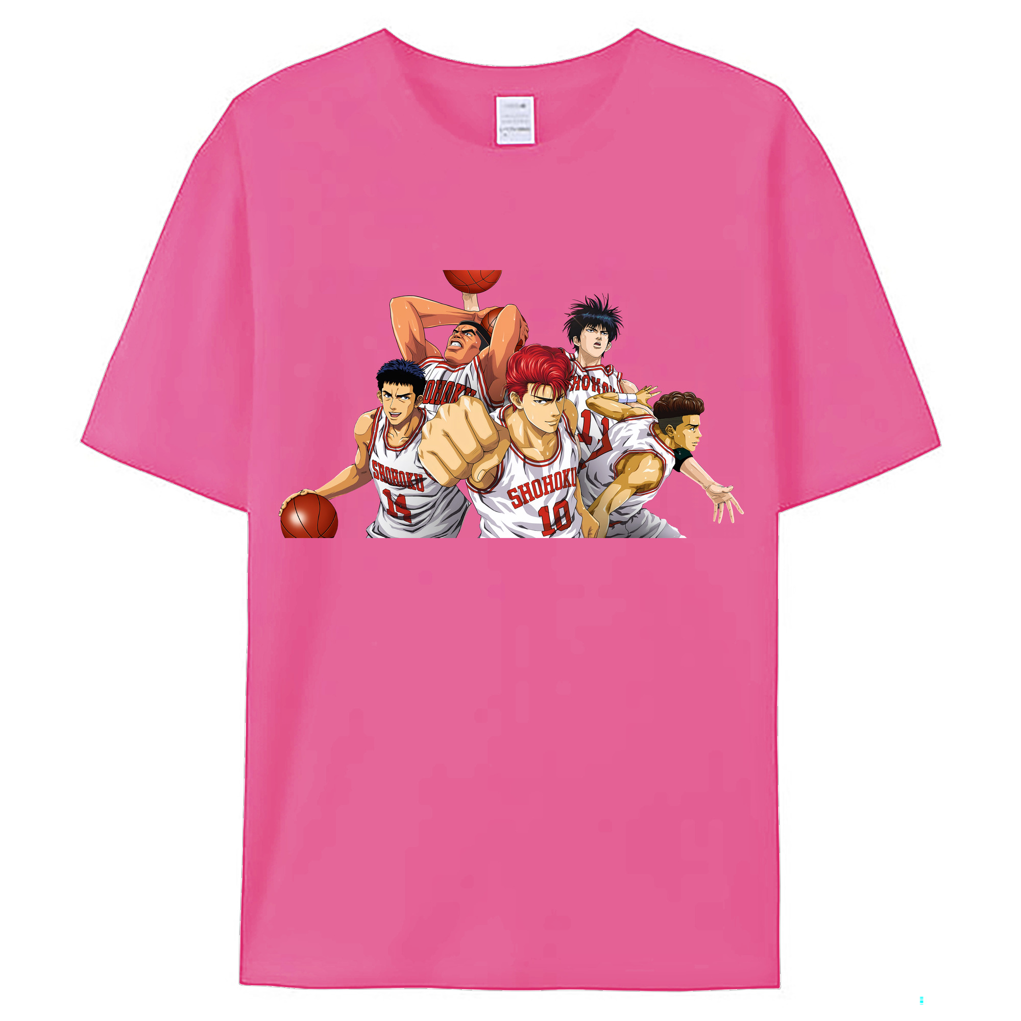 （画像用） SLAM DUNK／スラムダンク レディースカジュアルプリントTシャツ（綿100％）